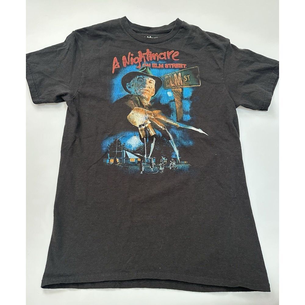 A Nightmare on Elm Street T-Shirt Men's Short Sleeve Size S Graphic Black